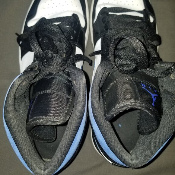JORDAN 1 MID White Black Racer Blue - Picture 5 of 8